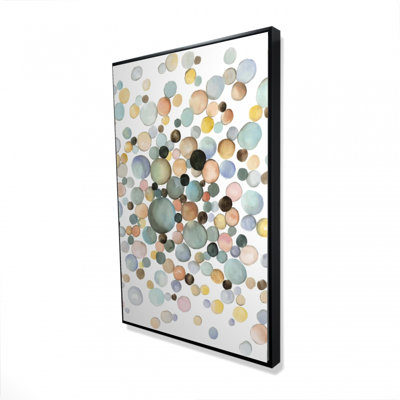 Little Bubbles Print On Canvas