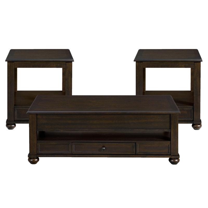 Ensemble de tables d'appoint 3 pièces Spinelli