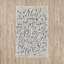 Banford Abstract Area Rug in Taupe/Black-1129565217