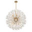 Lustre en laiton vieilli 34 po Adley-1140329331