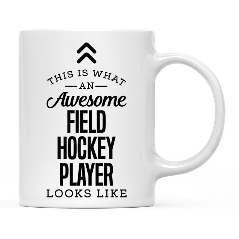 Tasse à thé en céramique, This Is What Awesome, Apparence de joueur de hockey sur gazon
