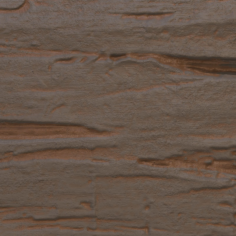 Poutre de plafond en bois artificiel Timberthane, 4"H x 12"W, Écorce de cèdre, 10'L