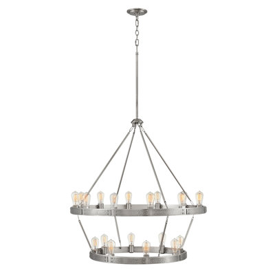 Everett 20 - Light Unique Tiered Chandelier