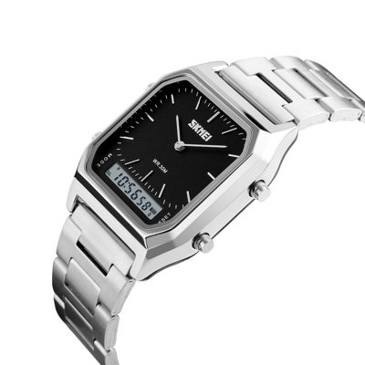 Waterproof Watch With Steel Bracelet