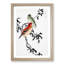 Crossbill Birds by Numata Kashu - Picture Frame Painting Print-55682845-55682846