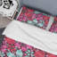 Fleurs multicolores - ensemble de housse de couette floral - microfibre de polyester-1325061710
