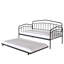Lit de jour simple avec lit gigogne Fox-419933245