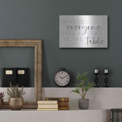 'Everyone Has a Seat at the Table' by Lux + Me Designs, Wall Art