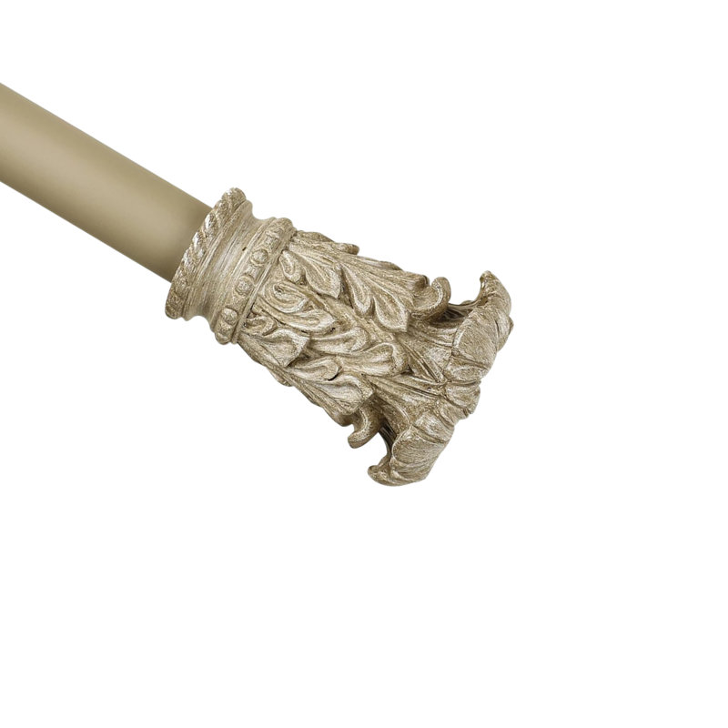 Tringle à rideaux simple ajustable Debolt, 28 po - L 48 po, Cottage