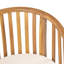 Chaise de salle à manger élégante en bois avec rembourrage - Rehaussez votre décor extérieur - Coussins d'assise bloquants pour profiter du plein air en tout confort