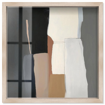 Art mural Boho, "Passageway II" par Art Remedy, cadre blond, 21 x 21