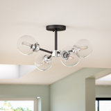 Badilla Glass Semi Flush Mount