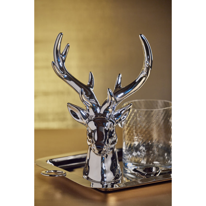 Haldane Christmas Deer Figurines & Collectibles, Silver