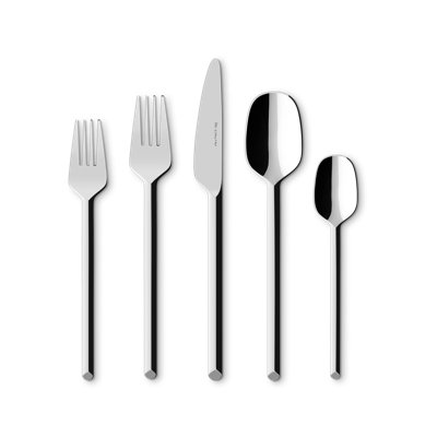 Like by Villeroy & Boch 20 Piece Flatware Set, Service for 4, 18/10 Stainless Steel, Dishwasher Safe