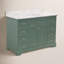Meuble-lavabo simple P 22 po x H 35 po avec comptoir vert sauge et comptoir en marbre de Carrare Ronnie-1381031242-1362066580