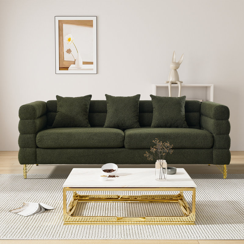 Canapé 79 po Bohodm, Ours en peluche vert