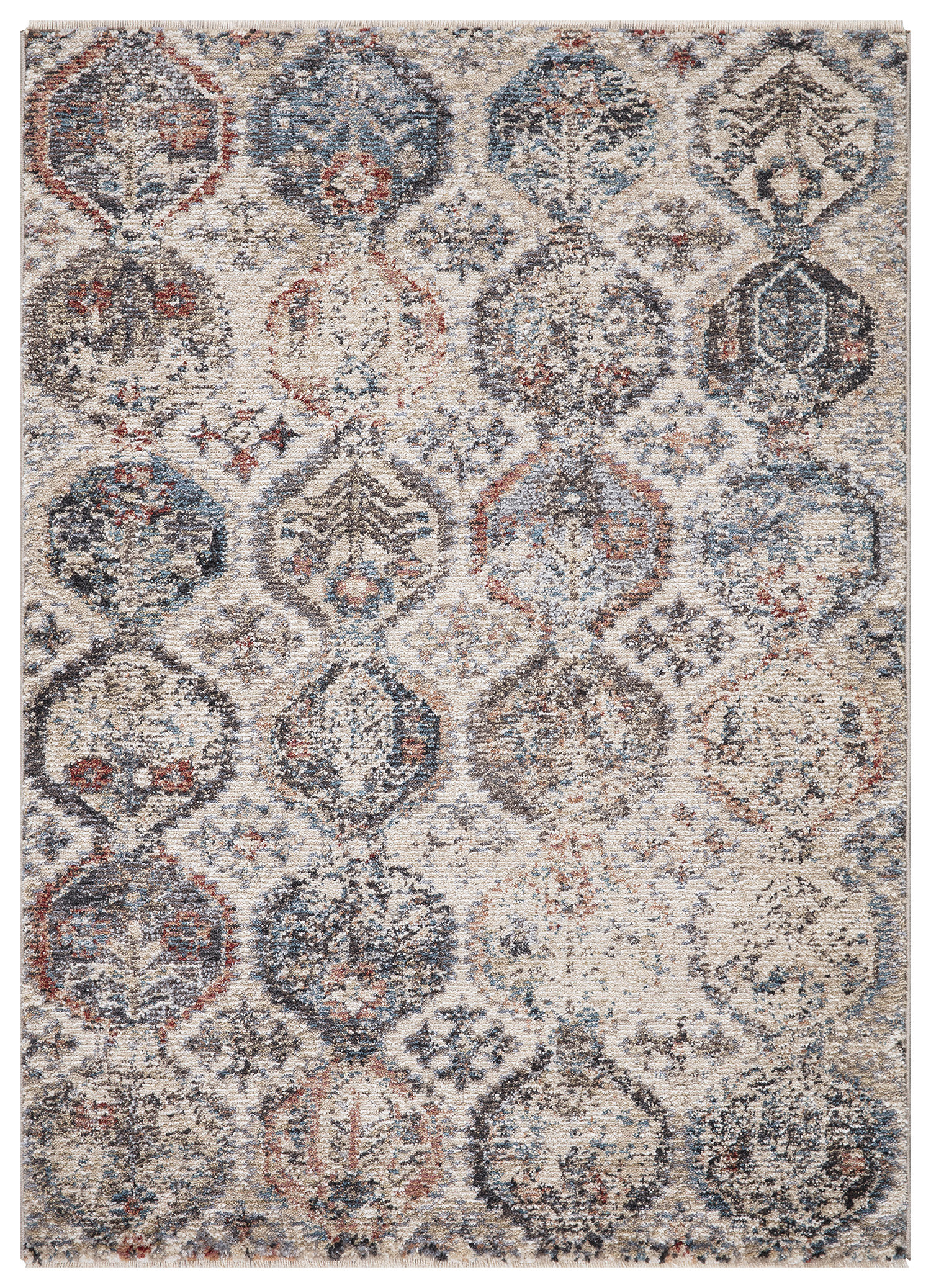 Aesthetic Wayfair Rugs Bungalow Rose Blue Geometric, Tiles Multi Antique Aesthetic Area Rug ...