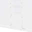 Lits simples escamotables doubles avec armoires et tablettes, blanc-129523229