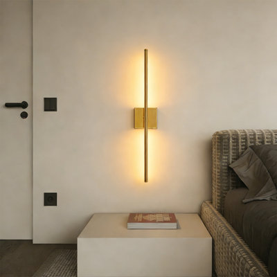 Rechargeable Cordless Wall Sconces, Modern Battery Operated Wall Lights with Remote Control, 24–96 Hours Runtime for Bedroom, Living Room, Hallway