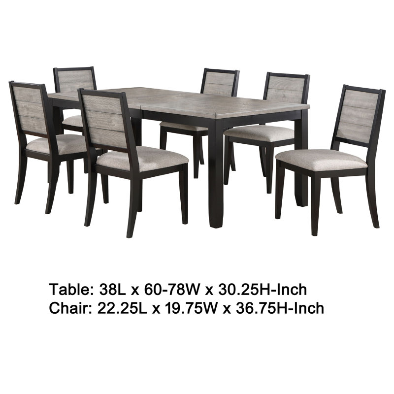 Elina Extendable Dining Table , 7