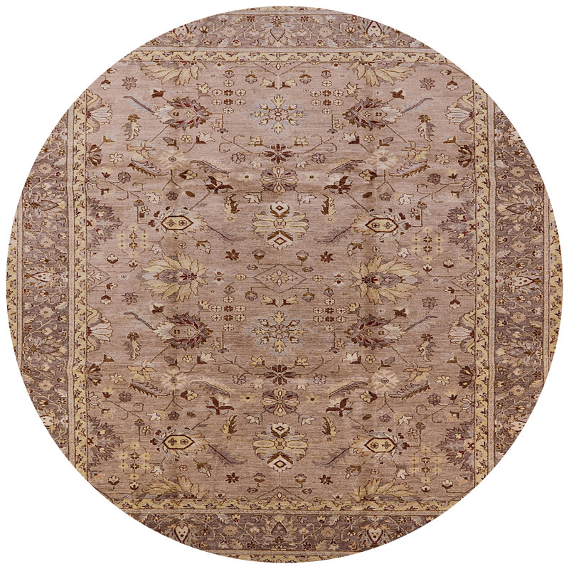 Tapis brun Nantasket, Rond 6 pi