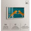 «Twin Jaguars Shadowbox», impression murale moderne par Art Remedy, cadre blond, 30 x 20-1498564147-1498564148