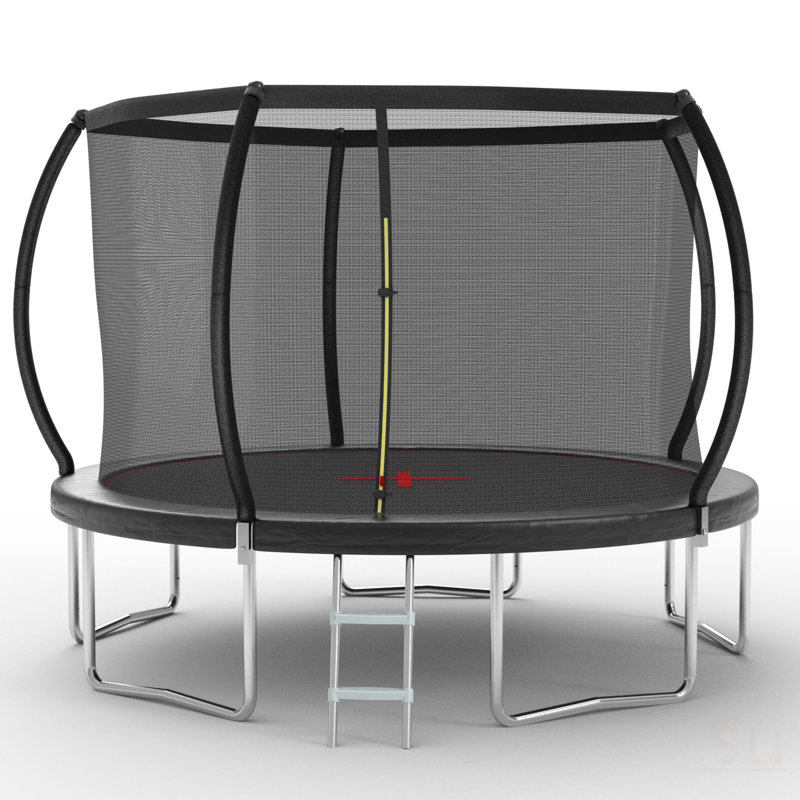 Trampoline 12 pi - standard - noir