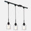 Luminaire suspendu noir mat