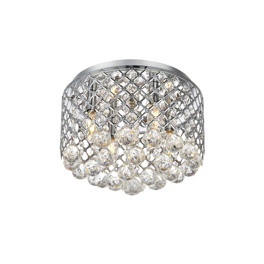 Mcnemar 4 - Light 13.5" Flush Mount Willa Arlo™ Interiors Fixture 