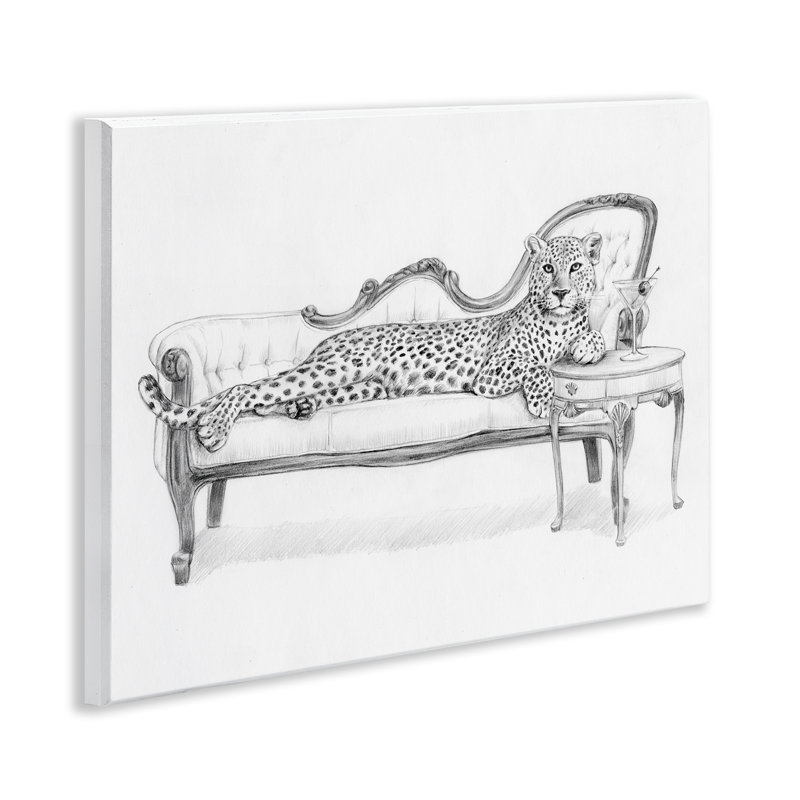«Lounging Beast Cheetah», plaque murale par Victoria Barnes