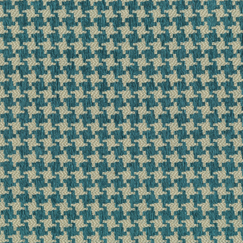 Tissu jacquard tissé Abbeyshea Rhea By The Yard, Turquoise