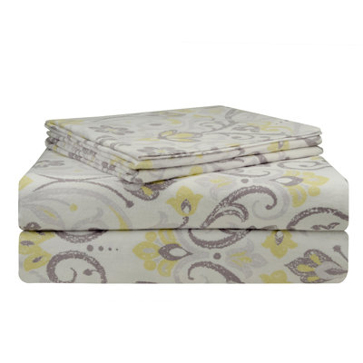 Ensemble de draps 100% coton flanelle lourde Pointehaven 200 g / m²