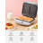 FOHERE Waffle Maker Temperature Control, 4 Minutes Waffles, Nonstick, Anti-Scald,1000W