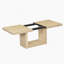 Ensemble de table de salle à manger à rallonge 6 pièces Contemporary pour une expérience repas sophistiquée et confortable