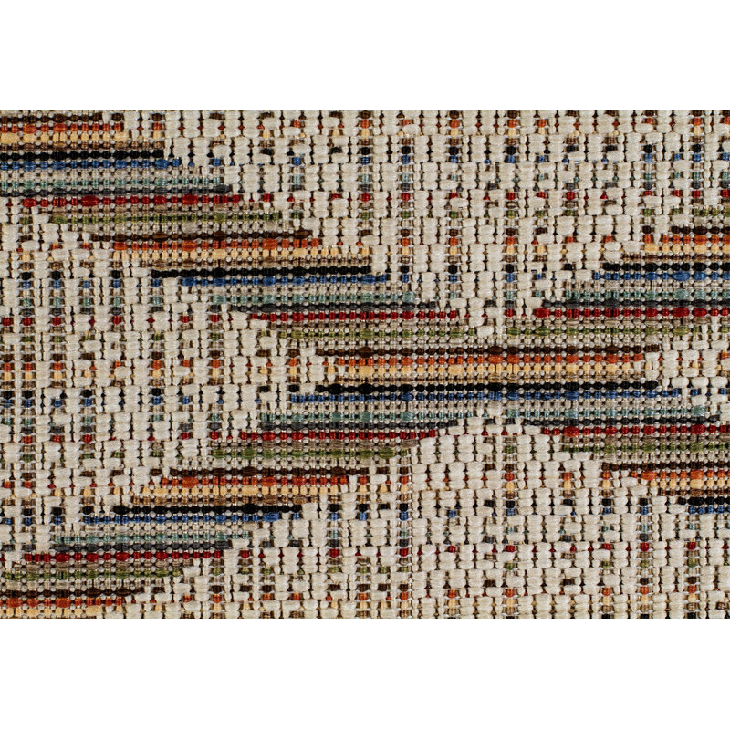 Tapis crème à motif géométrique Garth, Rectangle 6 pi 7 po x 9 pi 6 po