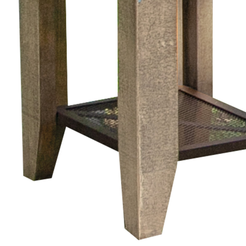 Gibbs Solid Wood End Table with Storage