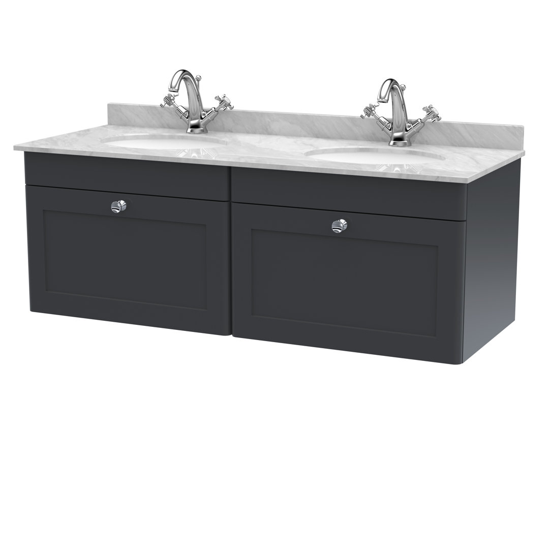 Classique 1220mm Double Bathroom Vanity with Undermount Vitreous China Basin