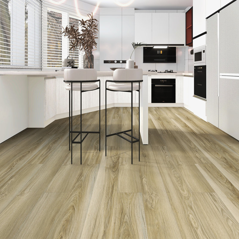 Hayes 7 po X 48 po Plancher de vinyle rigide 12mil 5mm, Denali