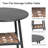 2 - Person Soft Back Outdoor Rocking Wicker Bistro Set-1396102070