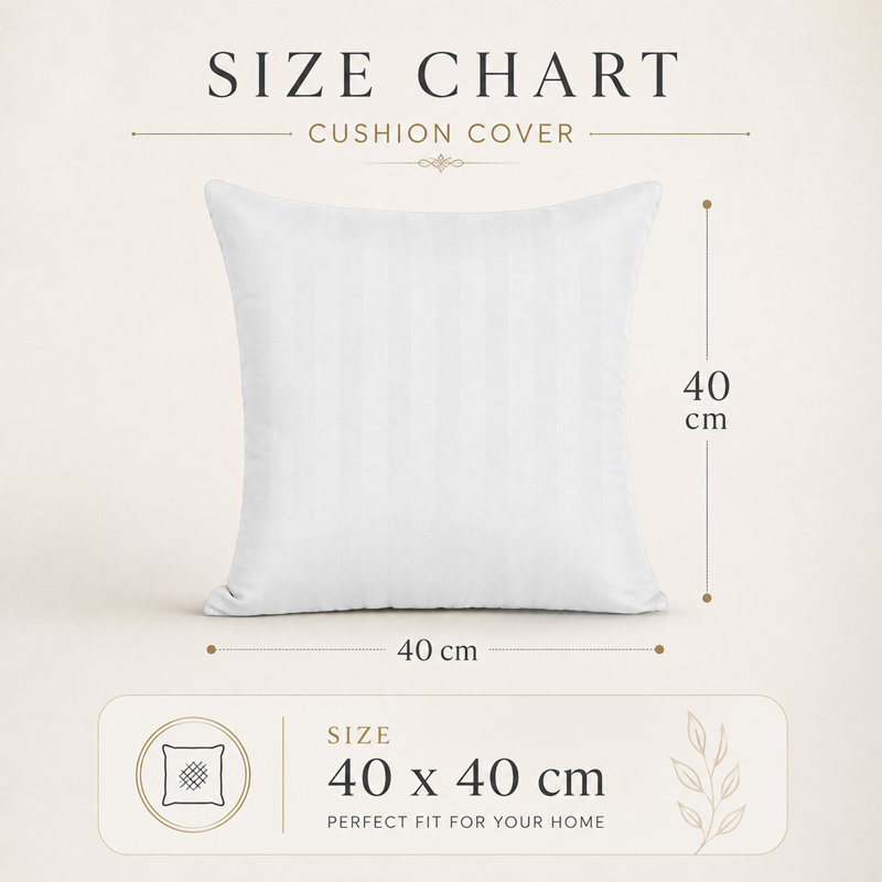 Microfiber Stripe Cushion Cases Sofa coach throw, WHITE