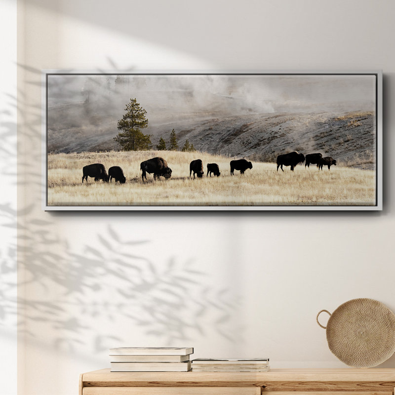 Heading Home- Framed Canvas, 8" H x 20" W