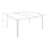 9 Piece Kitchen Table Set Includes a Rectangle Dining Table with Pedestal and 8 Dining Room Chairs, Cappuccino-49668198