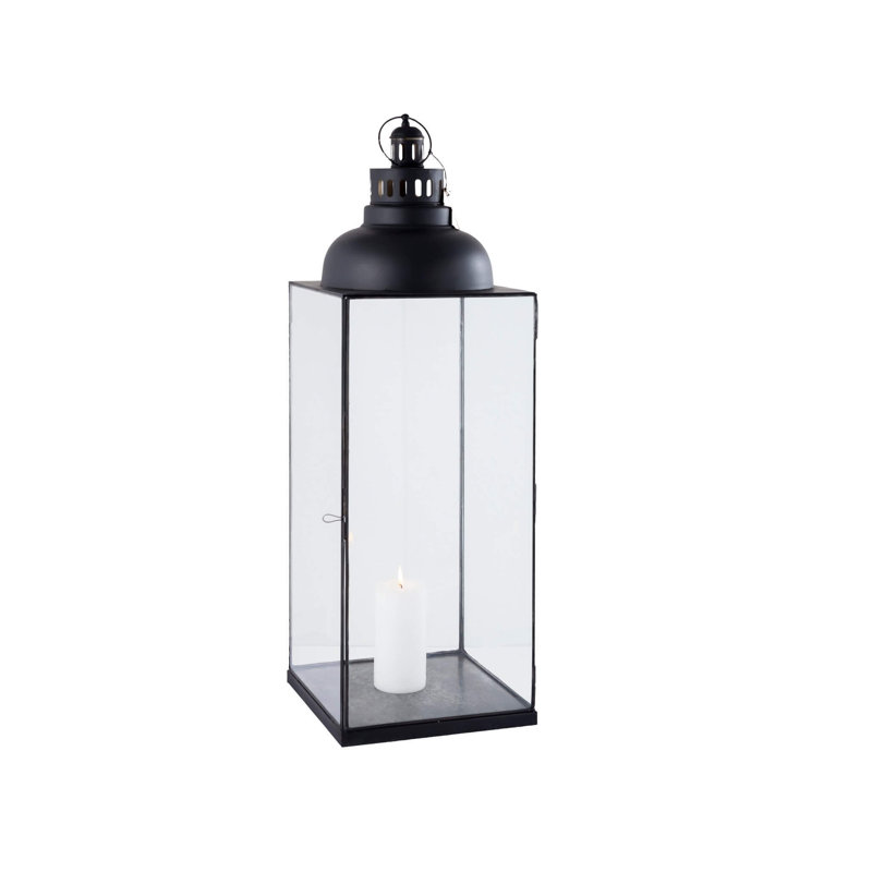 Glass Wall Lantern, 89cm H x 29cm W x 29cm D