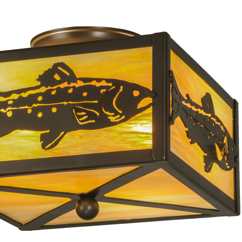 Trout 2 - Light Semi Flush Mount