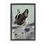 Pug News Bathroom Humour Floating Frame, design by Jesse Keith-1279197958-1279197977