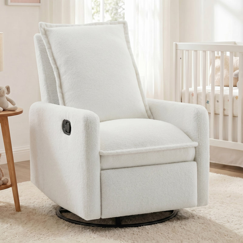 24.3" Manual Recliner, White