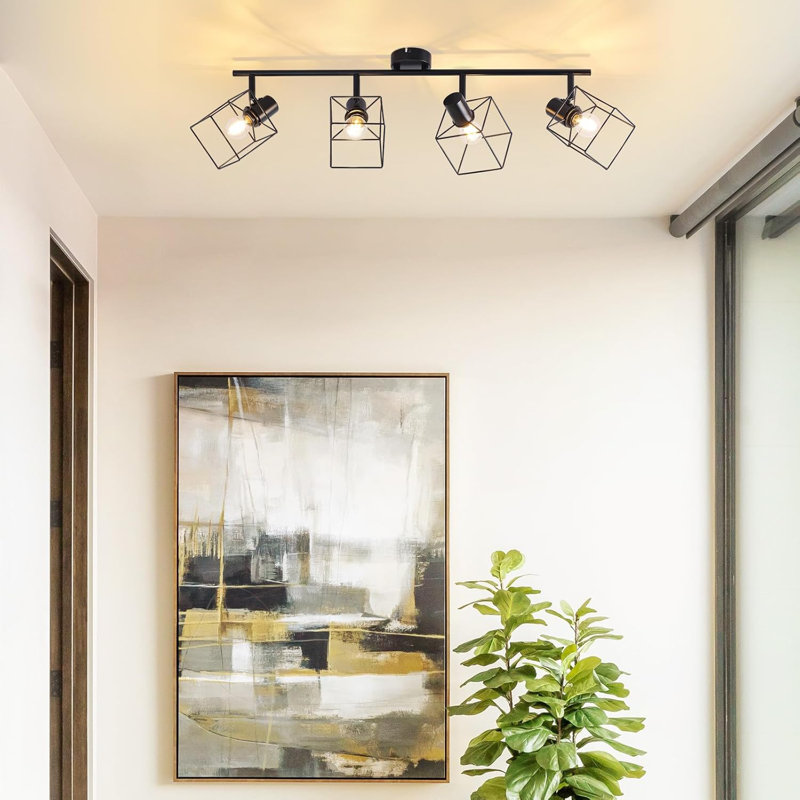 Semi Flush Mount, Black