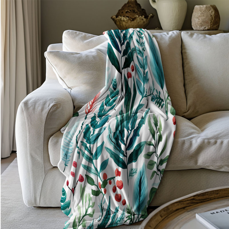 Verdure - 1 pièce Sherpa Premium, Grand lit