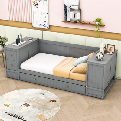 Lit de jour simple avec couchette Azaree