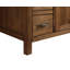 Base de meuble-lavabo simple 47 po Whiteley en noyer seulement